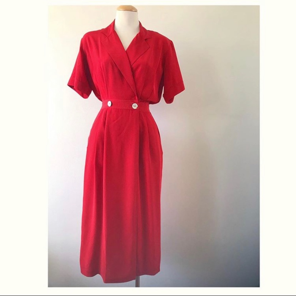 100% silk Robbie Bee Petite Dress